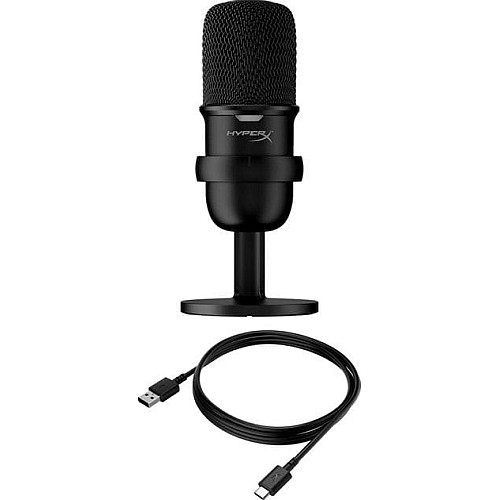 Мікрофон геймінговий HyperX SoloCast, Bi, USB-A, 2м, NGenuity, чорний