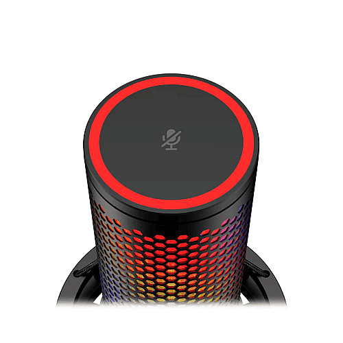 Гейминговый микрофон HyperX QuadCast 2 S, Omni/Uni/Bi, USB-A, 3м, NGenuity, RGB, черный