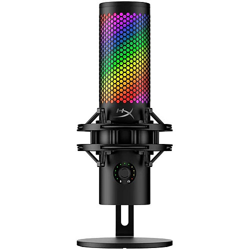 Гейминговый микрофон HyperX QuadCast 2 S, Omni/Uni/Bi, USB-A, 3м, NGenuity, RGB, черный