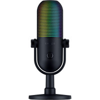 Микрофон гейминговый Razer Seiren V3 Chroma, Uni, RGB, USB-A, 2м, черный