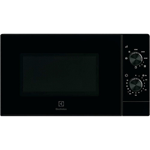 Мікрохвильова піч Electrolux, 20л, мех. керування, 800Вт, гриль, чорний