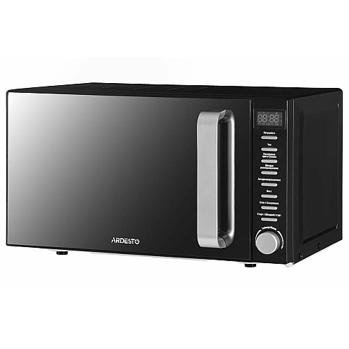 Микроволновая печь ARDESTO, 20л, электр.управл., 800Вт, дисплей, откр.ручкой, черный