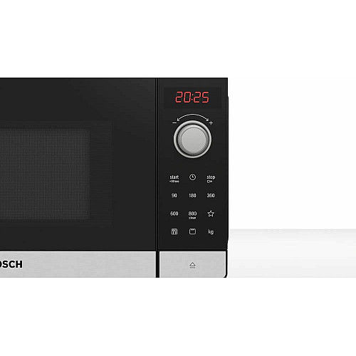 Микроволновая печь Bosch, 20л, электр. управляющий, 800Вт, гриль, дисплей, черный