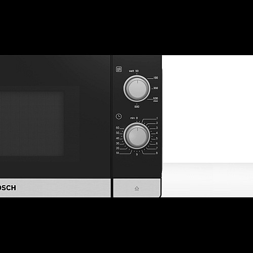 Мікрохвильова піч Bosch, 20л, мех. керув., 800Вт, чорний