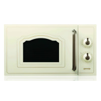Микроволновая печь Gorenje, 20л, мех. управляющий, 700Вт, гриль, бежевый