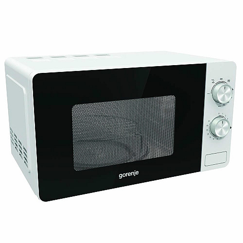 Мікрохвильова піч Gorenje, 20л, мех. управл., 800Вт, гриль, білий