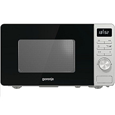 Мікрохвильова піч Gorenje, 20л, електр. керув., 800Вт, дисплей, нерж