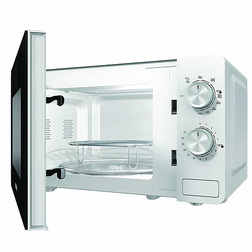 Мікрохвильова піч Gorenje, 20л, мех. управл., 800Вт, гриль, білий