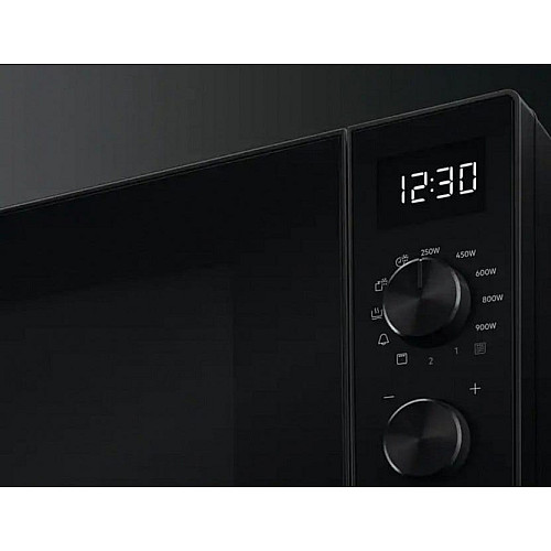 Микроволновая печь Electrolux, 25л, мех. управление, 900Вт, гриль, дисплей, инвертор, черный