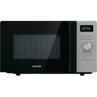Мікрохвильова піч Gorenje, 20л, електр. керув., 800Вт, гриль, дисплей, 11 програм, нерж