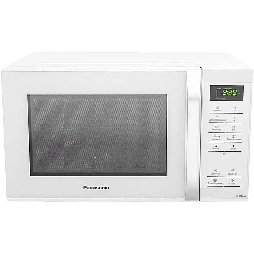 Мікрохвильова піч Panasonic, 25л, 900Вт, дисплей, відкр.кнопкою, білий