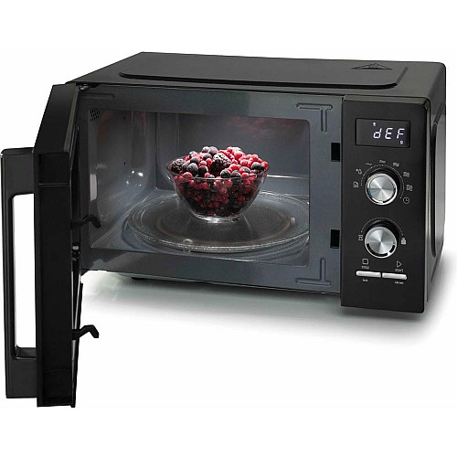 Мікрохвильова піч Gorenje, 20л, мех. керув., 800Вт, дисплей, чорний