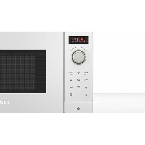 Микроволновая печь Bosch, 20л, электр. управляющий, 800Вт, белый