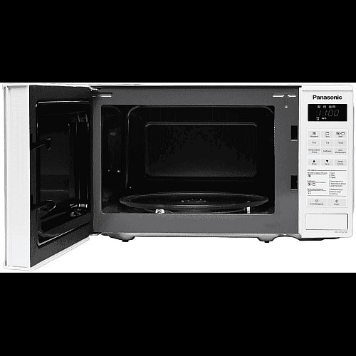 Мікрохвильова піч Panasonic, 20л, 800Вт, гриль, дисплей, білий