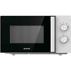 Мікрохвильова піч Gorenje, 17л, мех. керув., 700Вт, дисплей, білий