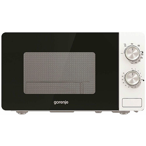 Мікрохвильова піч Gorenje, 20л, мех. управл., 800Вт, гриль, білий