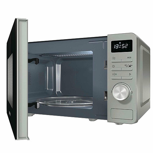 Мікрохвильова піч Gorenje, 20л, електр. керув., 800Вт, дисплей, нерж