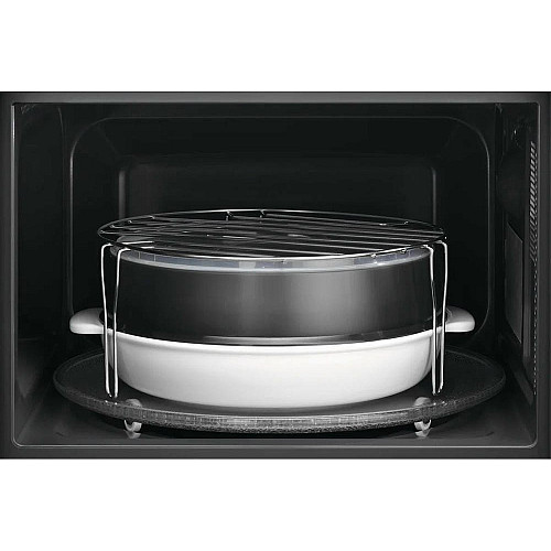 Микроволновая печь Electrolux, 25л, мех. управление, 900Вт, гриль, дисплей, инвертор, черный