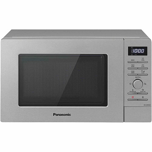 Микроволновая печь Panasonic, 20л, электр.управл., 800Вт, дисплей, открытие кнопкой, серебристый (серый)