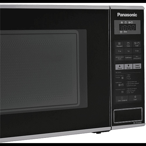 Мікрохвильова піч Panasonic , 20л, 800Вт, гриль, дисплей, нерж