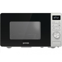 Мікрохвильова піч Gorenje, 23л, міх. управл., 800Вт, гриль, дисплей, нерж