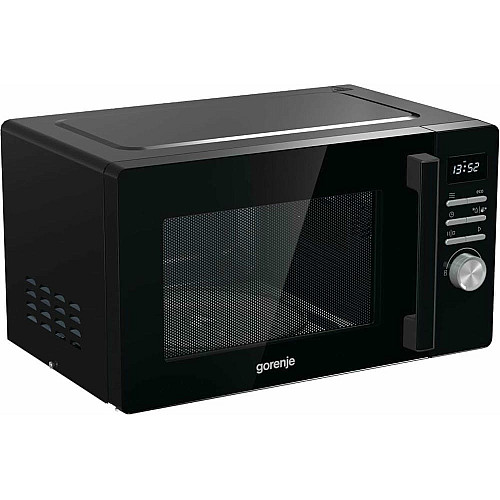 Мікрохвильова піч Gorenje, 23л, електр. керув., 800Вт, гриль, дисплей, чорний