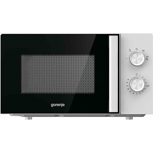 Мікрохвильова піч Gorenje, 17л, мех. керув., 700Вт, дисплей, білий