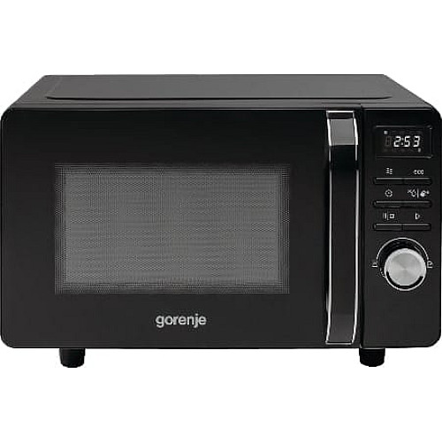 Микроволновая печь Gorenje, 20л, электр. управляющий, 700Вт, гриль, дисплей, черный