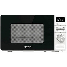 Мікрохвильова піч Gorenje, 20л, електр. керув., 800Вт, дисплей, білий