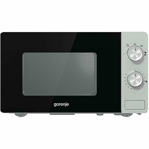 Мікрохвильова піч Gorenje, 20л, мех. керув., 800Вт, сріблястий