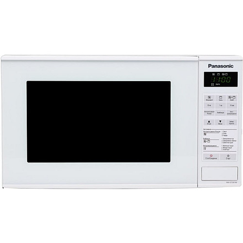 Мікрохвильова піч Panasonic , 20л, електр.керув., 800Вт, гриль, дисплей, білий