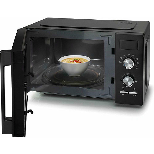 Мікрохвильова піч Gorenje, 20л, мех. керув., 800Вт, дисплей, чорний
