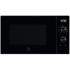 Мікрохвильова піч Electrolux, 25л, мех. керування, 900Вт, гриль, дисплей, інвертор, чорний