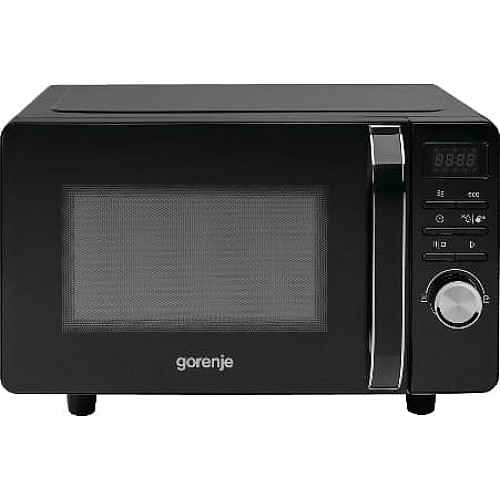 Микроволновая печь Gorenje, 20л, электр. управляющий, 700Вт, гриль, дисплей, черный