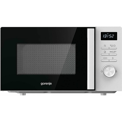 Мікрохвильова піч Gorenje, 20л, електр. керув., 800Вт, дисплей, білий