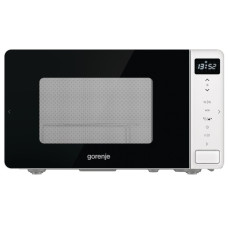 Мікрохвильова піч Gorenje, 20л, електр. управл., 800Вт, гриль, дисплей, білий