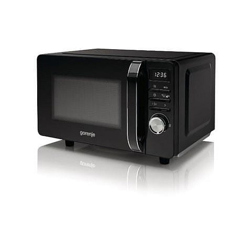 Микроволновая печь Gorenje, 20л, электр. управляющий, 700Вт, гриль, дисплей, черный