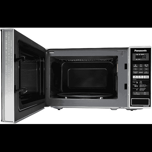 Мікрохвильова піч Panasonic , 20л, 800Вт, гриль, дисплей, нерж