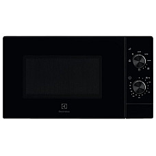 Мікрохвильова піч Electrolux, 20л, мех. керування, 800Вт, гриль, чорний