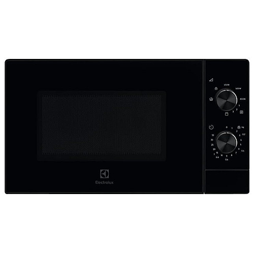 Мікрохвильова піч Electrolux, 20л, мех. керування, 800Вт, гриль, чорний