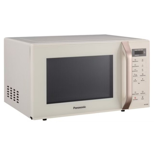 Мікрохвильова піч Panasonic, 25л, сенсор.керув., 800Вт, РК дисплей, молочний