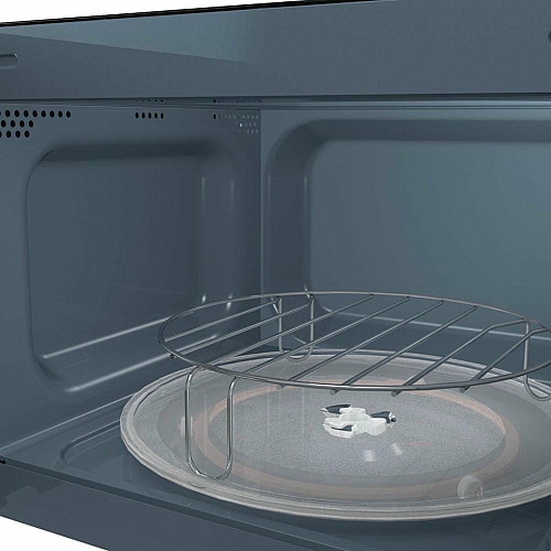 Мікрохвильова піч Gorenje, 20л, електр. керув., 800Вт, гриль, дисплей, 11 програм, нерж