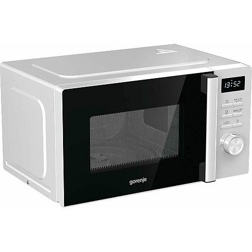 Мікрохвильова піч Gorenje, 20л, електр. керув., 800Вт, дисплей, білий
