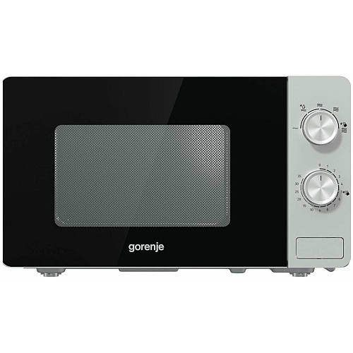 Мікрохвильова піч Gorenje, 20л, мех. керув., 800Вт, сріблястий
