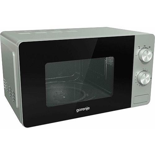 Мікрохвильова піч Gorenje, 20л, мех. керув., 800Вт, сріблястий