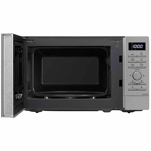 Микроволновая печь Panasonic, 20л, электр.управл., 800Вт, дисплей, открытие кнопкой, серебристый (серый)