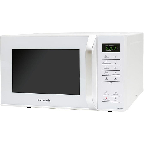 Мікрохвильова піч Panasonic, 25л, 900Вт, дисплей, відкр.кнопкою, білий