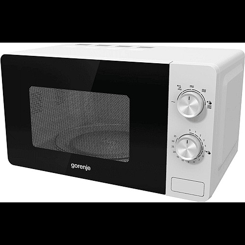 Мікрохвильова піч Gorenje, 20л, мех. керув., 800Вт, білий