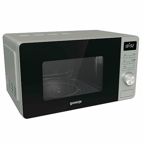Мікрохвильова піч Gorenje, 20л, електр. керув., 800Вт, дисплей, нерж