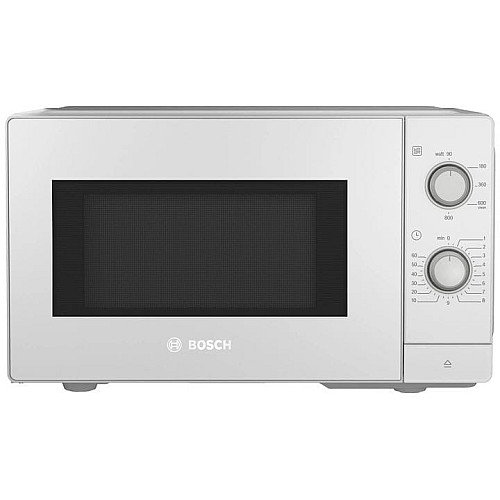 Мікрохвильова піч Bosch, 20л, мех. керув., 800Вт, білий
